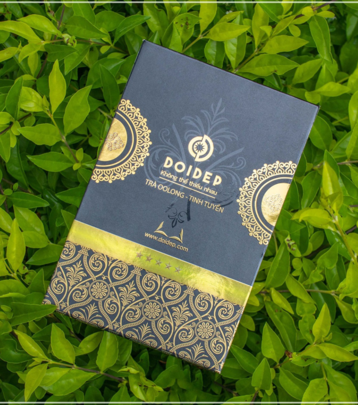 Trà oolong tinh tuyển ảnh mô tả | Đôi dép