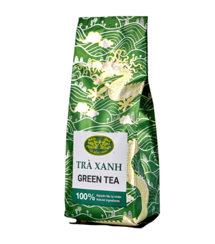 trà xanh gói 75g ảnh thư viện | Rồng Vàng