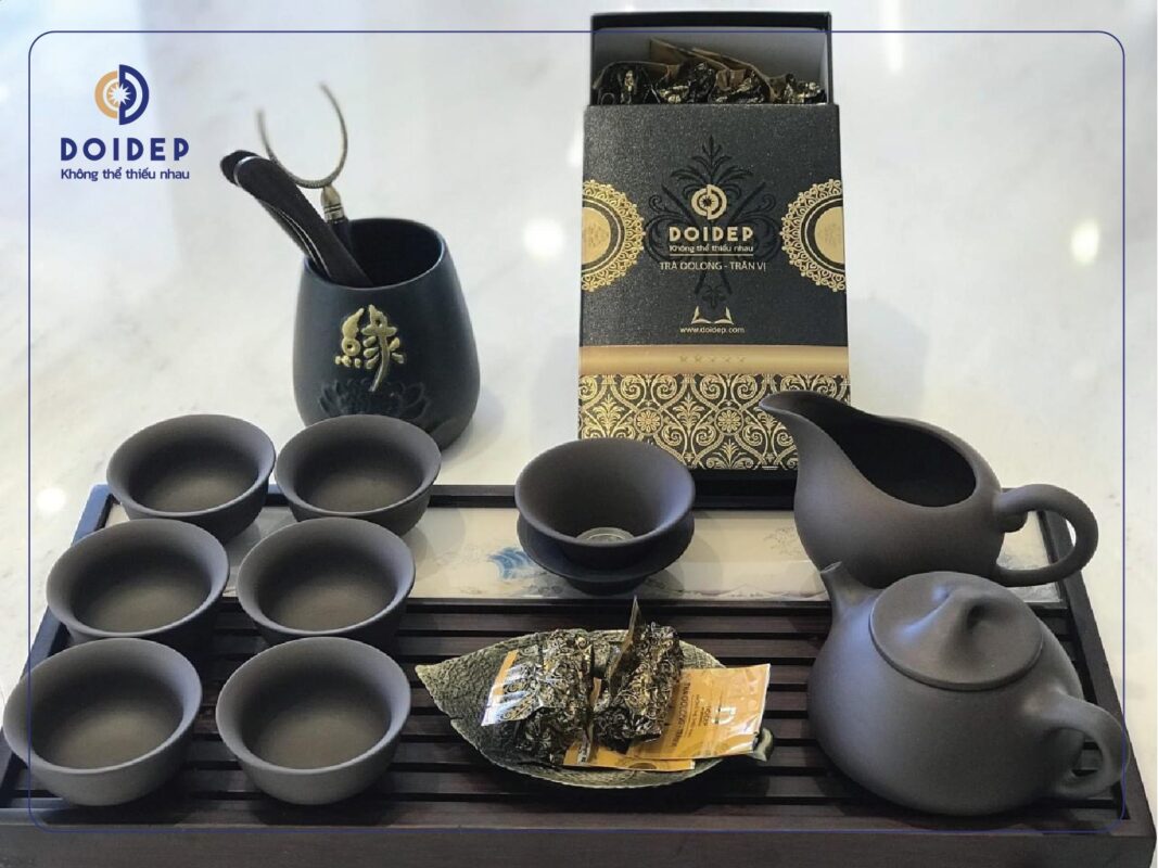 nghệ thuật uống trà ảnh mô tả | Đôi Dép